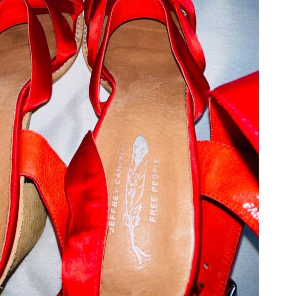 Jeffrey Campbell X Free People Sandals - Women's Size 10 - Satin‎ Straps - Picture 12 of 12